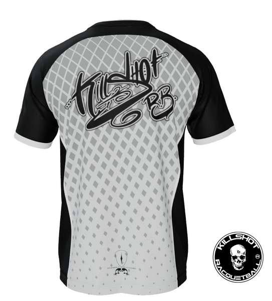 Killshot Racquetball |Team Jersey - Killshot RB Jerseys (Black-White-Gray)