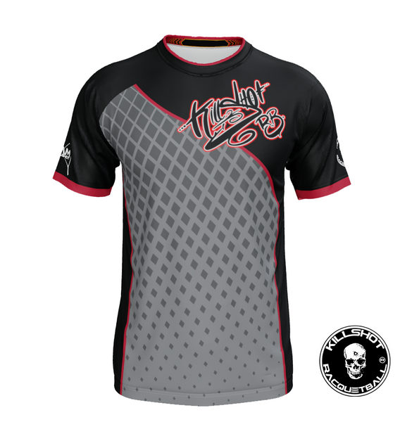 Killshot Racquetball |Team Jersey - Killshot RB Jerseys (Black-Gray)