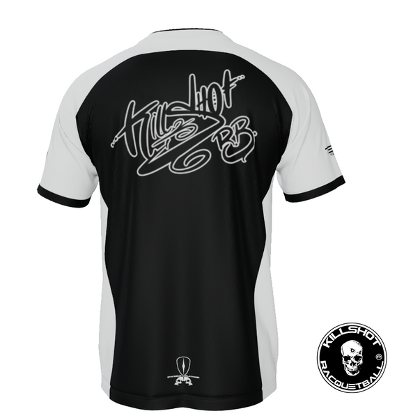 Killshot Racquetball |Team Jersey - Killshot RB Jerseys (White-Black)