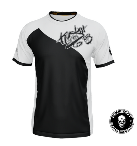 Killshot Racquetball |Team Jersey - Killshot RB Jerseys (White-Black)