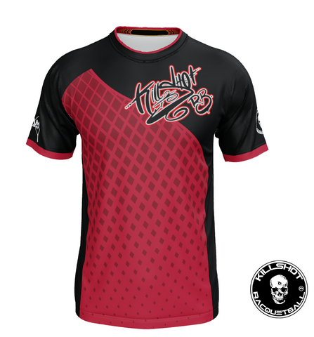 Killshot Racquetball |Team Jersey - Killshot RB Jerseys (Red-Black)